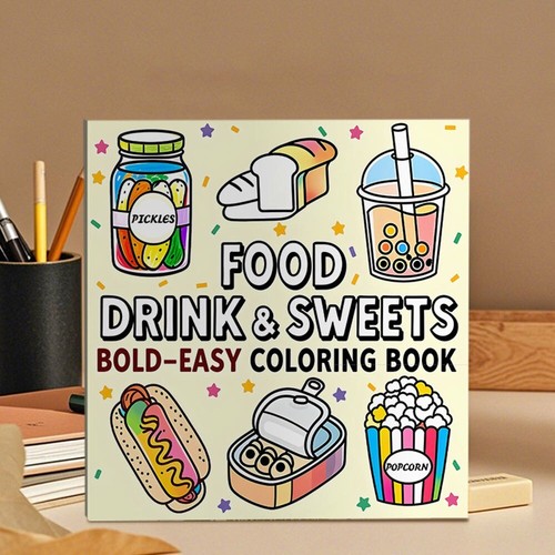 Livre de coloriage riche en éducation dessin animé livre de poche pour adultes et adolescents - Photo 18/20