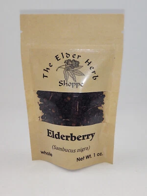 Elderberry Whole 1 oz (28 grams) - The Elder Herb Shoppe