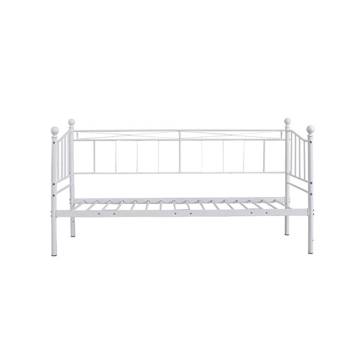 Metal Single Day Bed Sofa Bed Guest Bed Frame or with Pull Out Trundle - Picture 16 of 56