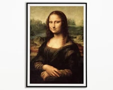The Mona Lisa by Leonardo da Vinci Poster Premium Quality Choose your Size