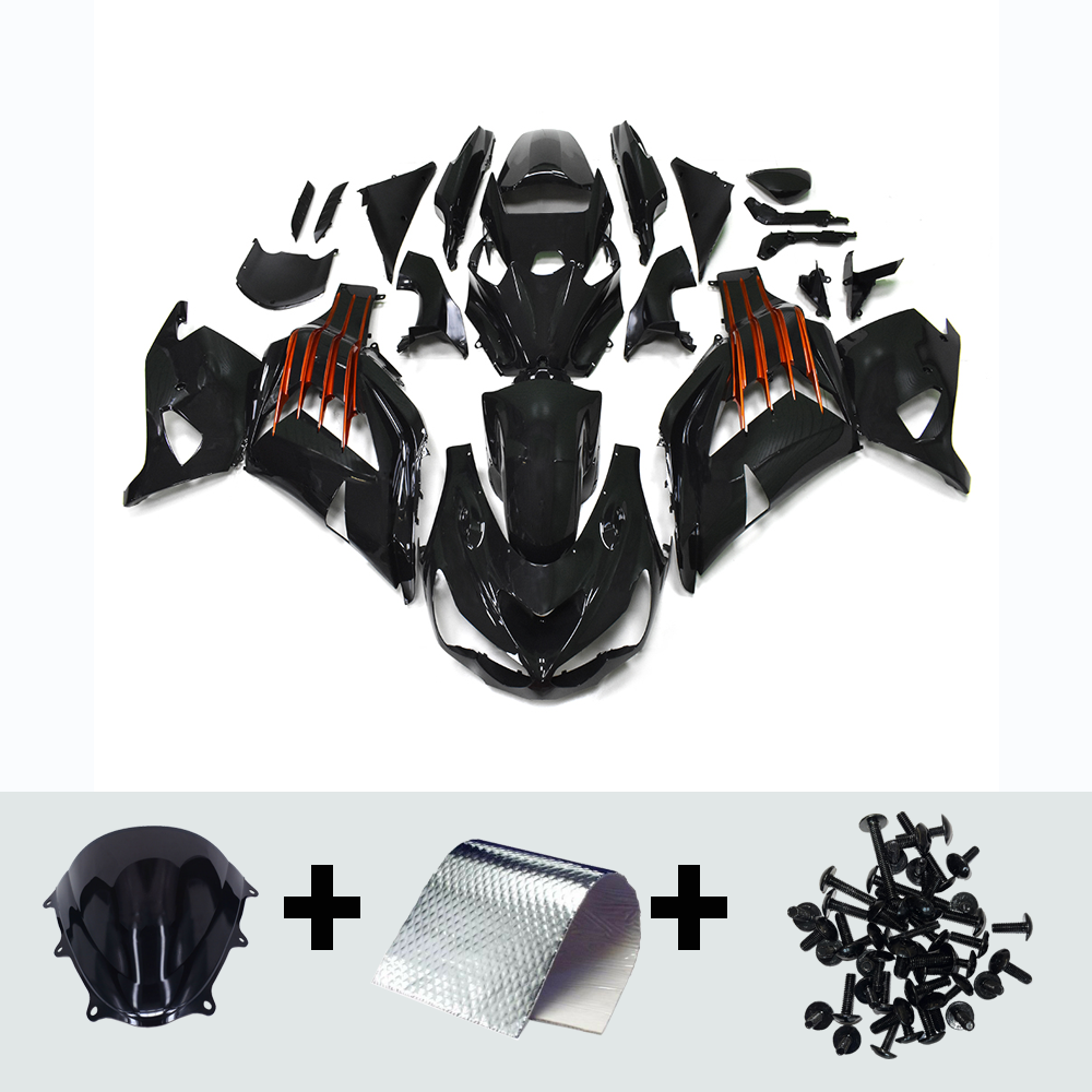 Red Black Fairing Kit For Kawasaki Ninja ZX14R 2012-2021 ABS
