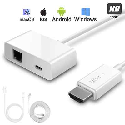 Wifi Wireless HDMI Mirror Screen Display Adapter Miracast Dongle For HD 1080P TV