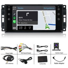 For 2009-2012 Dodge Ram Truck Gps Bt Radio W Camera Car Stereo Android Carplay
