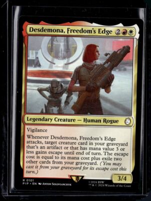 Desdemona, Freedom's Edge - 0101 - PIP - NM - MTG Magic the Gathering