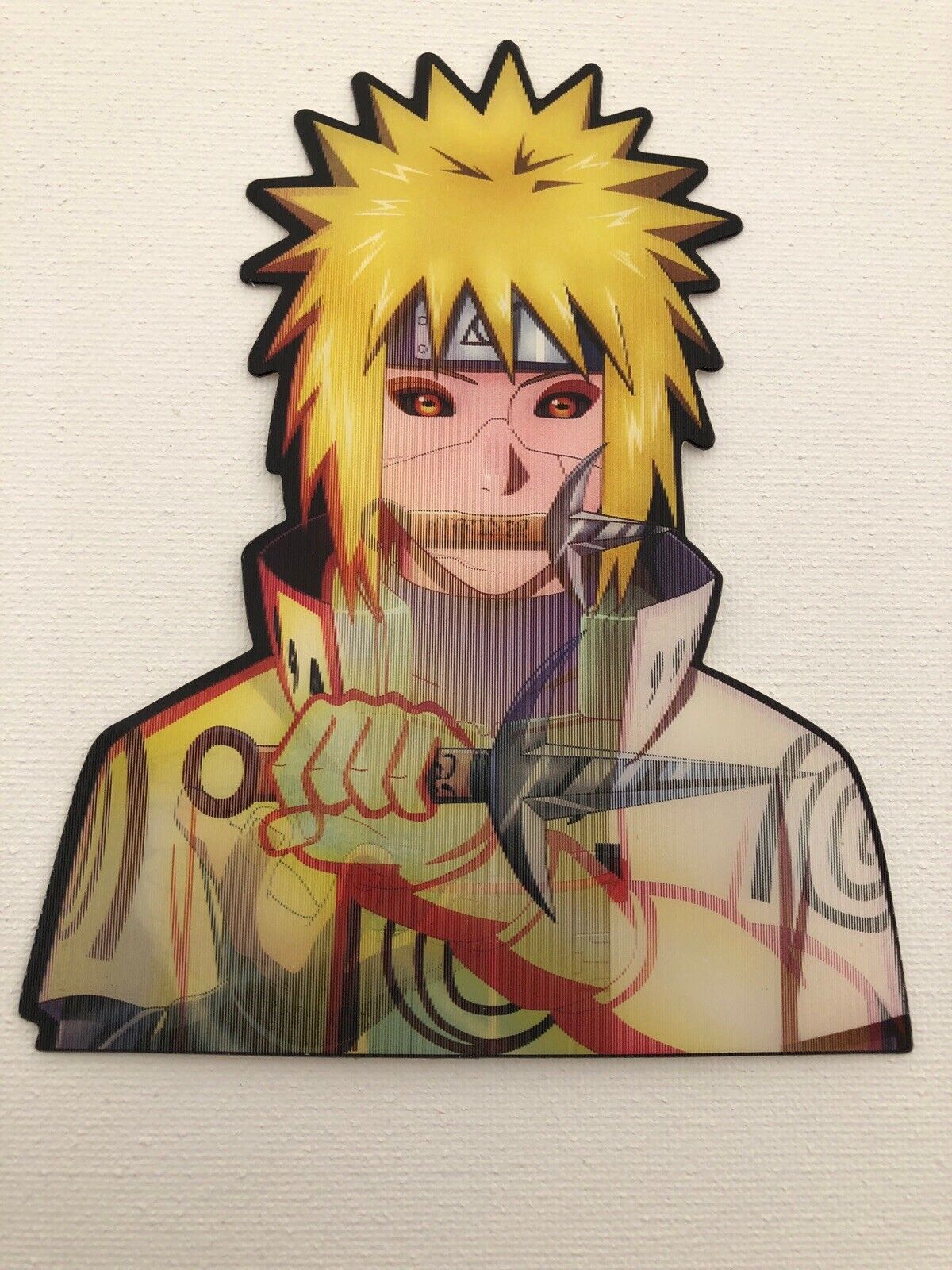 Naruto minato namikaze movimento adesivo anime decalques