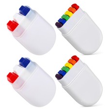 4 Pack Face Paint Stick Red White Blue and Rainbow Face Painting Stick Body Art