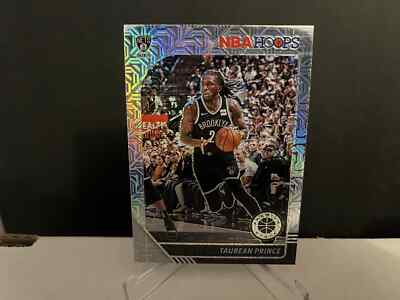 2019-20 NBA Hoops Premium Stock Taurean Prince #16 Mojo Prizm Card
