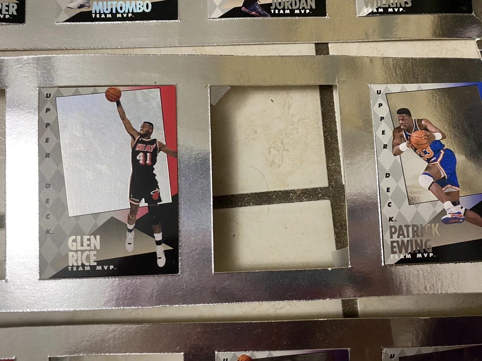 Upper Deck NBA 球队 MVP 1993 全息图套装 25 件带未来 MVP 乔丹 罕见 — 第 4/4 张图片