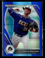 2021 Panini Prizm Draft Picks #PDP23 Gavin Williams Blue Prizm card