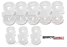 50 x  S Gutter Hooks Heavy Duty Clips, Christmas Party Led Icicle Fairy Light