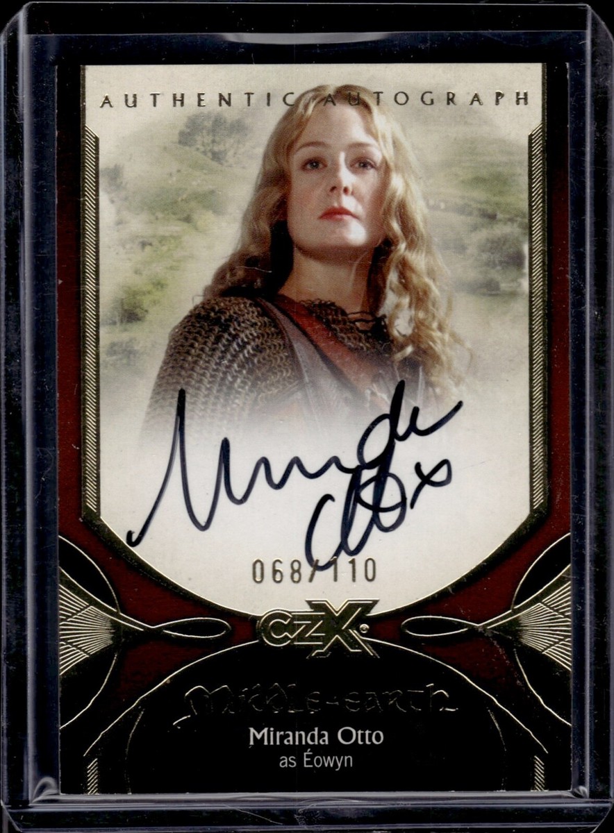 Cryptozoic CZX Middle Earth Miranda Otto AUTO #68/110 signed Eowyn