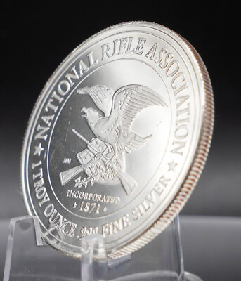 2019 NRA Land of the FREE Home of the BRAVE 1oz 999 FINE Silver