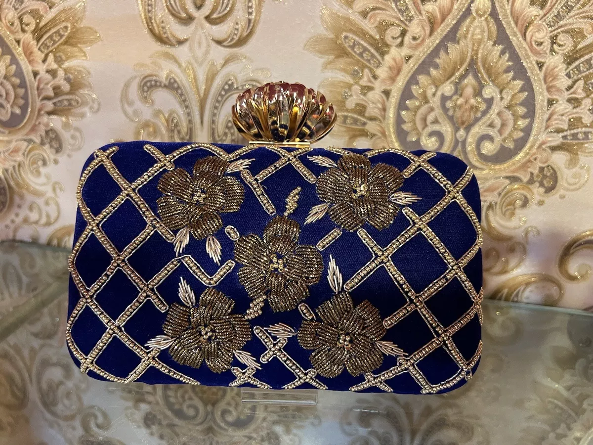 Blue handbags on sale ebay