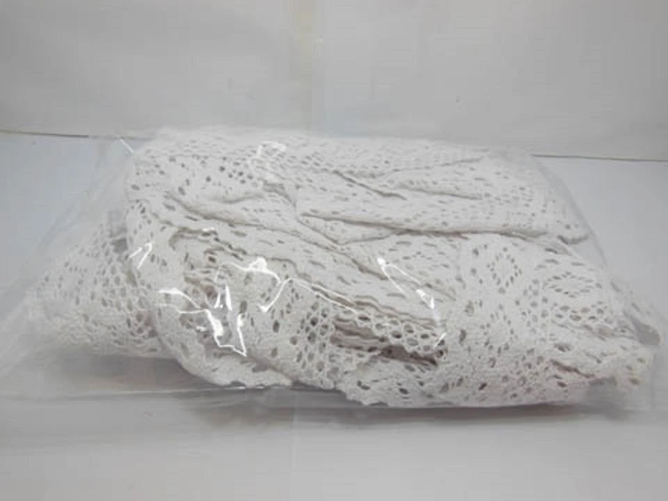 1Bagx20Meter White Craft Trim Embellishment 4cm Wide - image 4 of 4