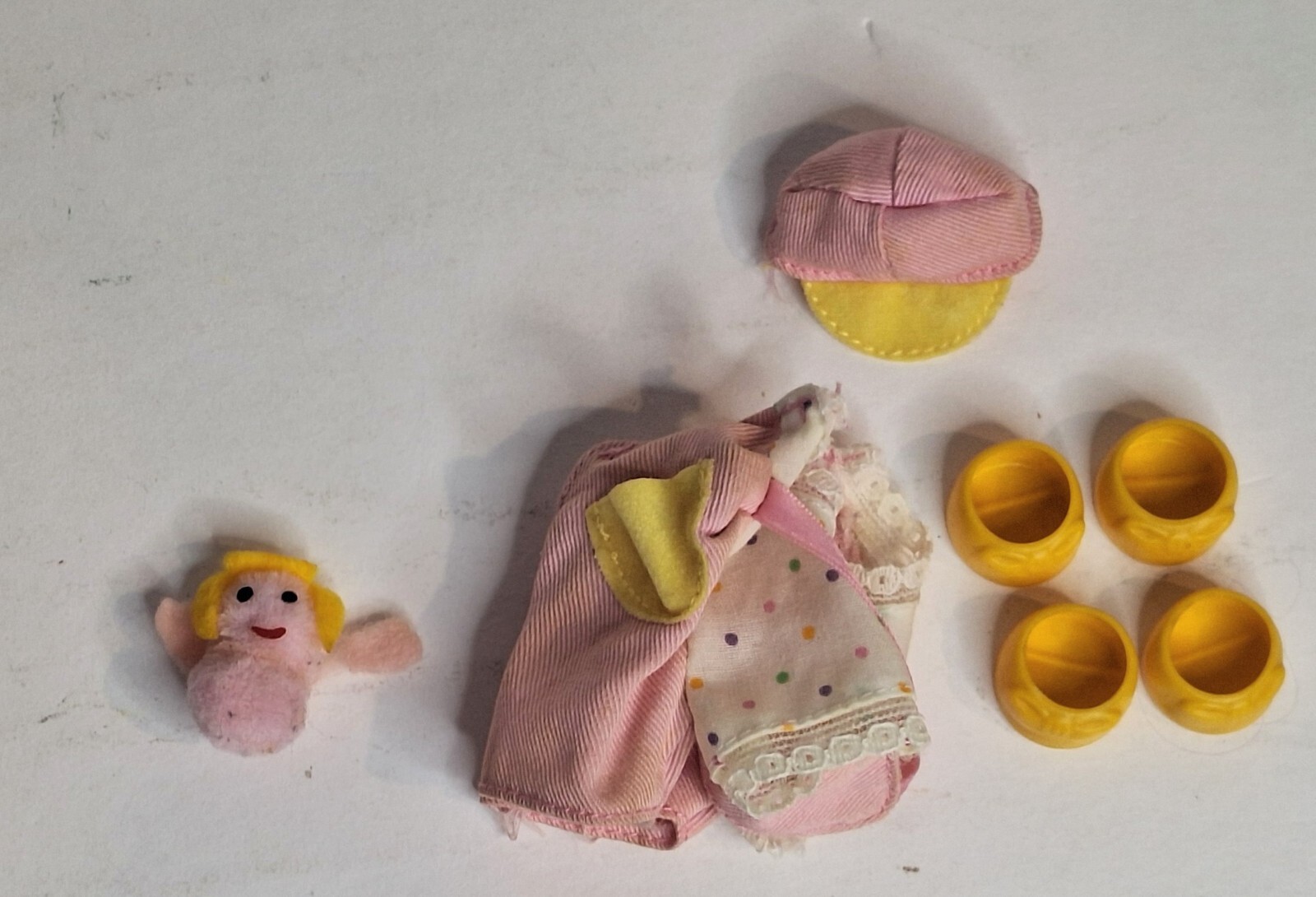 Costume pagliaccio MLP vintage vestito scarpe cappello tasca amico Hasbro My Little Pony