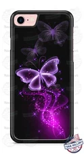 Purple Butterfly Pixie Dust Phone Case For iPhone 12 Pro Max Samsung LG Google 4
