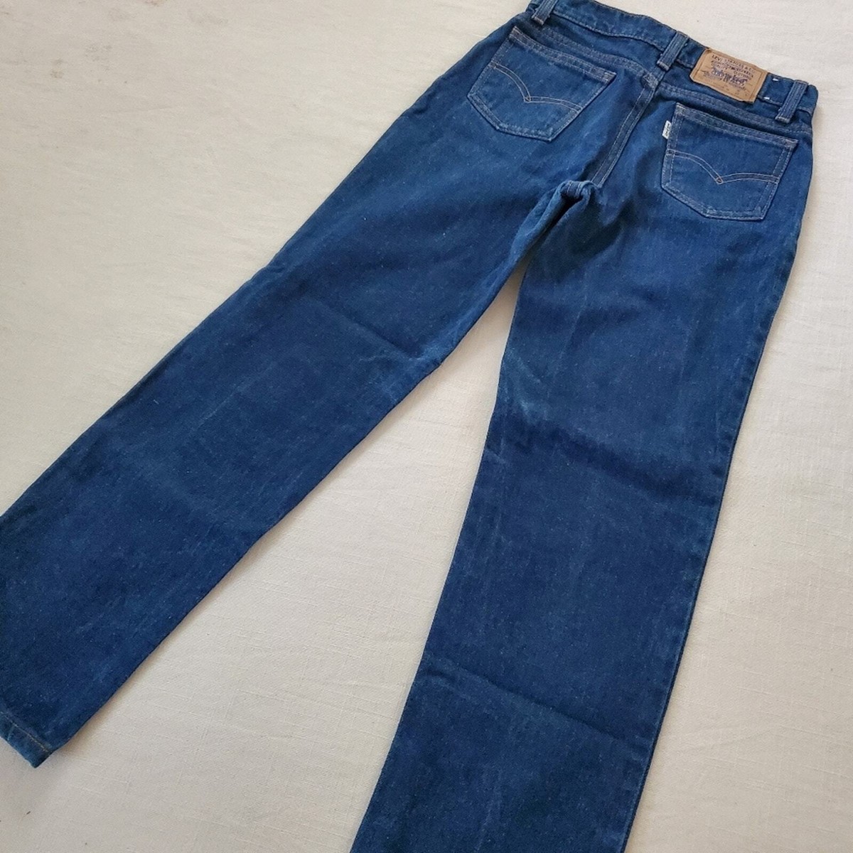 Levi's kids vintage デニム used Little Levis Deadstock USA Made Orange Tab Light Wash Kids 6