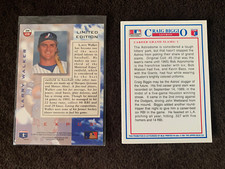 4 Upper Deck Dennys Grand Slam Hologram Baseball Cards Biggio-Walker-Will Clark
