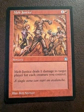Mob Justice - Magic The Gathering MTG Collectible Card game