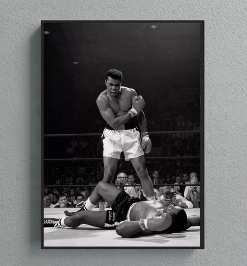 Muhammad Ali Poster, Muhammad Ali, Muhammad Ali Wall Art, Vintage Sport Poster