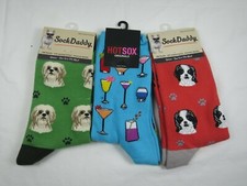 Sock Daddy Hot Sox Novelty Cotton Blend Crew ...