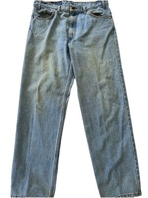 Vintage Levis 550 Jeans Orange Tab Mens 38x32 Relaxed Fit Straight Leg Retro