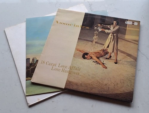 The Associates Job Lot X3 18 Carat Love Affair Heart of Glass Tell Me Easter 12"