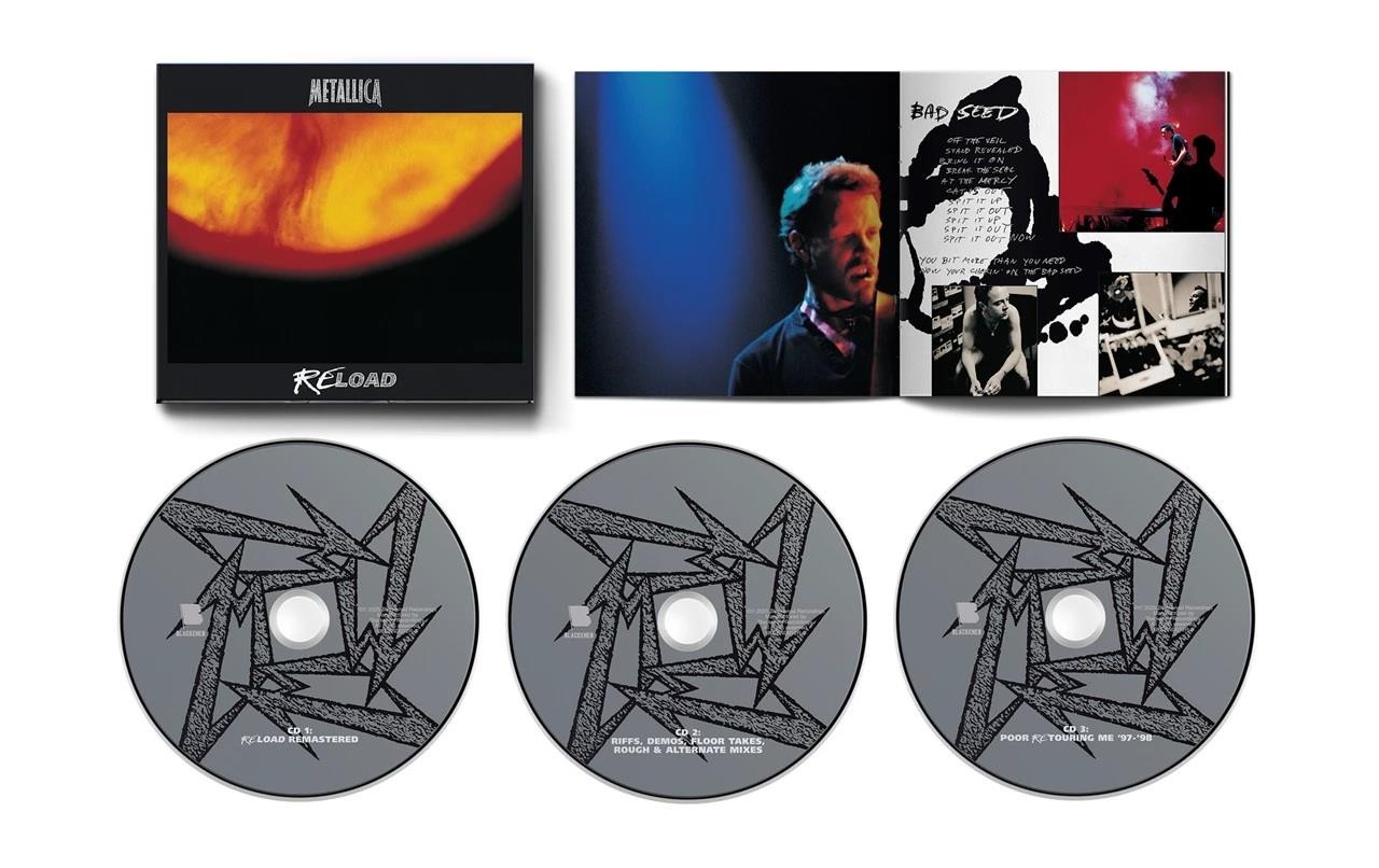 Metallica - ReLoad Remastered Expanded Edition (UMR) 3CD Box Set - Pre-sale