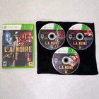 L.A. Noire (Xbox 360, 2011) 3 Disc set GREAT Condition - Combined Shipping