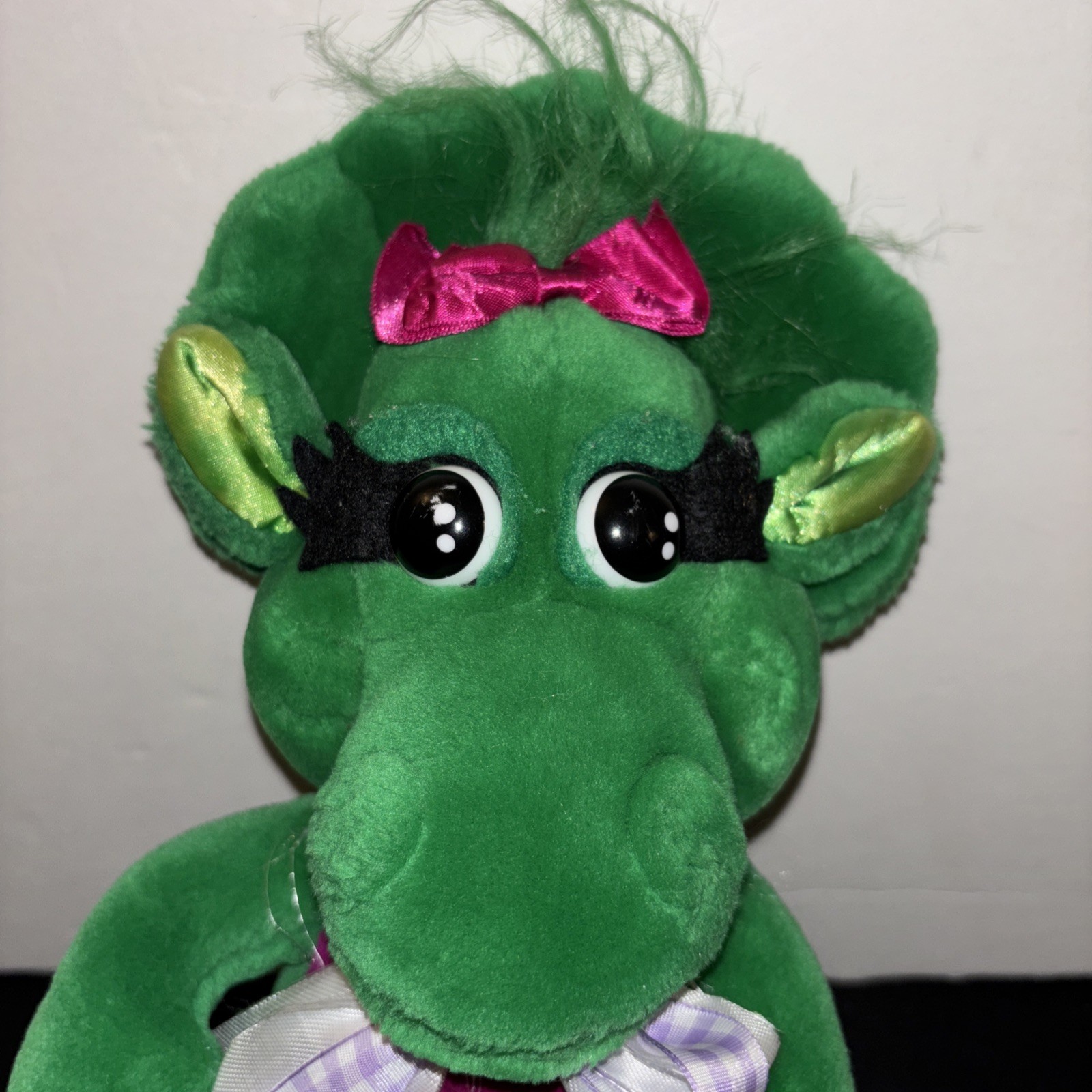 Vintage Baby Bop Barney Plush 1992 The Lyons Group Dinosaur Stuffed Toy 14”