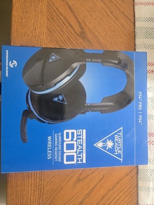 Turtle Beach Stealth 600 Black and Blue Headband Headsets for PS4/PS4 Pro w/Box
