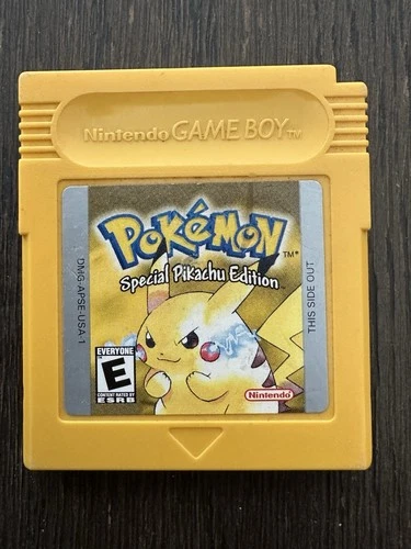 Pokemon Yellow Special Pikachu Edition GameBoy Authentic- Tested And Works