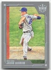 2022 Panini Diamond Kings #128 Jacob deGrom Framed Gray