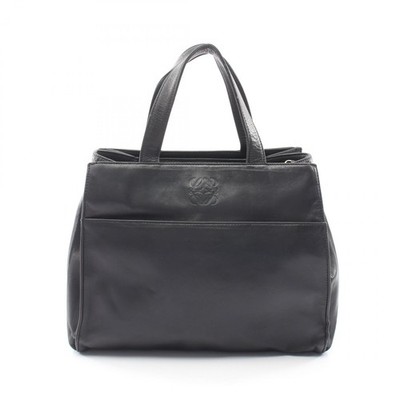 LOEWE Anagram 2WAY Handtasche Leder schwarz gebraucht Damen
