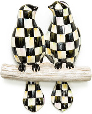 Charming Duo Hanging Bird Wall Art for Living Room, Bedroom, or Kitchen