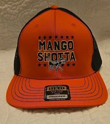 Trucker Hat Mango Lotta Orange Black One Size Otto Cap Mesh Back Classic Fit