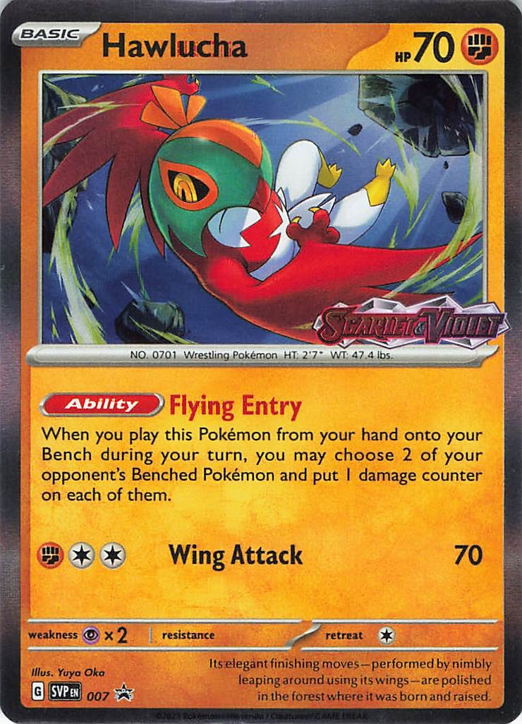 Pokémon TCG Black Star Promos Hawlucha #7