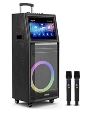 Karaoke Machine for Adults, Karaoke Machine with Lyrics Display, Portable S-100