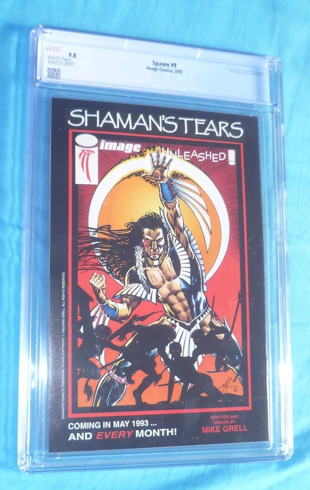 Spawn #9 CGC 9.8 rar top 1st appearance Angela McFarlane art - Bild 2 von 3