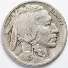 1925-S Buffalo Nickel Very Fine (VF) Scratch On Reverse