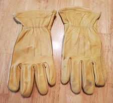 Wells Lamont Leather Work Gloves, Medium
