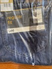 New Men’s LEE REGULAR FIT STRAIGHT LEG BLUE JEANS DARK STONE  Sz 42X30 NWT! — photo 7