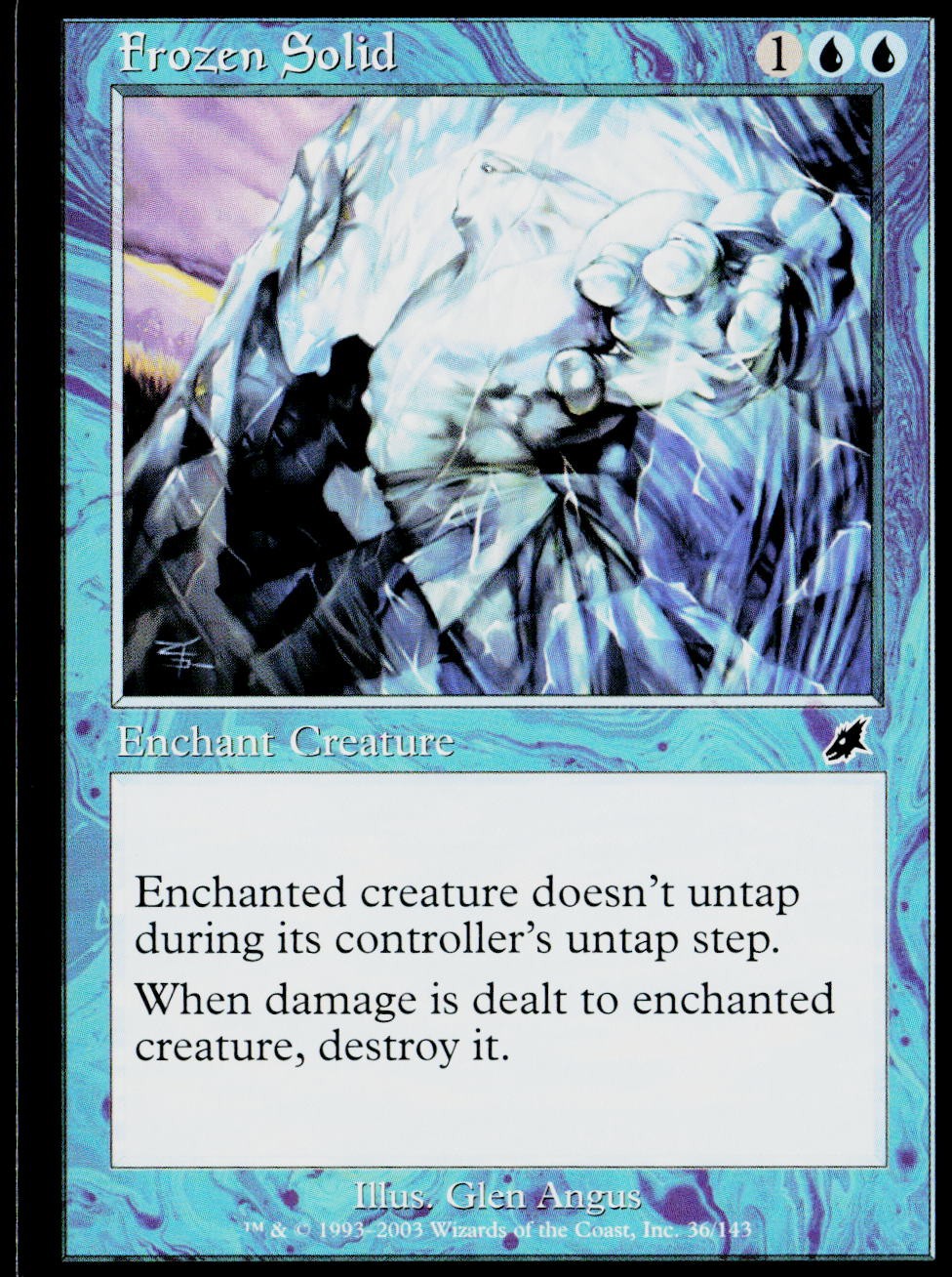 Frozen Solid 36 Common Scourge Magic: The Gathering Near Mint