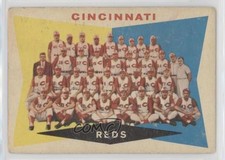 1960 Topps 2nd Series Checklist Cincinnati Reds Checklist #164 9u0