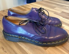 Dr. Martens 1461 Vintage Purple Leather Oxford Shows UK Size 6 Fair Condition