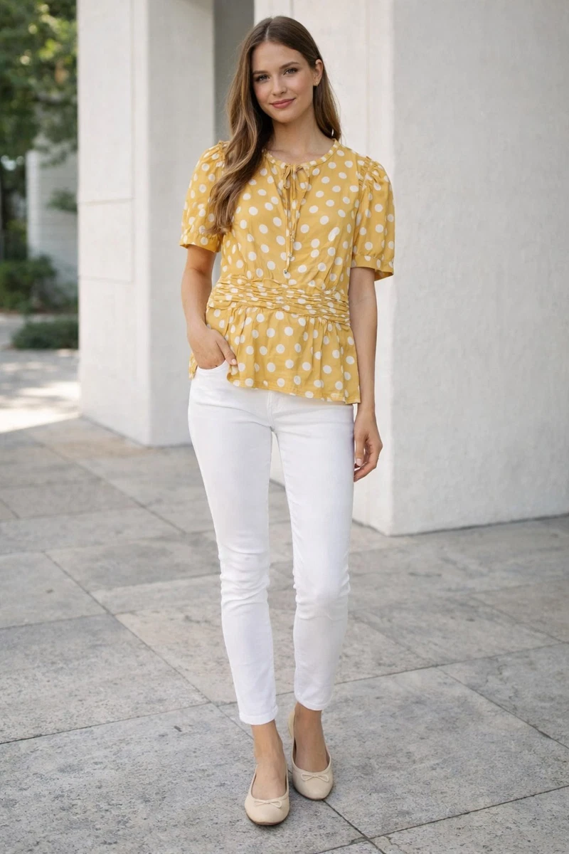 Tory Burch Yellow Tops for Women for sale | eBay
