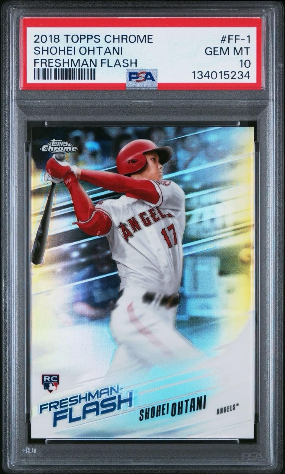 2018 Topps Chrome Freshman Flash Shohei Ohtani Rookie #FF-1 PSA 10