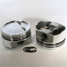 Dss Piston Set 8712-4040 E Forged 4.040 Bore 18cc Dish 5.7 In. Rod For 383 Sbc