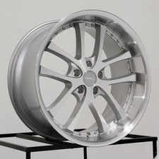 19x9.5 Vors Ar5 5x114.3 35 Silver Machined Wheels Rims Set4 73.1