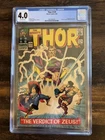 Thor #129 CGC 4.0 Marvel Comics Silver Age Kirby Lee Slab Graded 4697942005